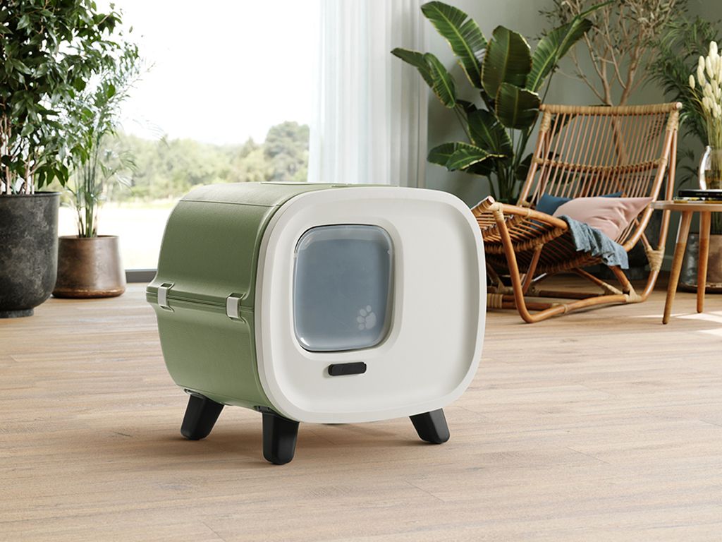 Savic Mira De Lux Toilet Home Cat Litter Box - Anthracite - Shopivet.com