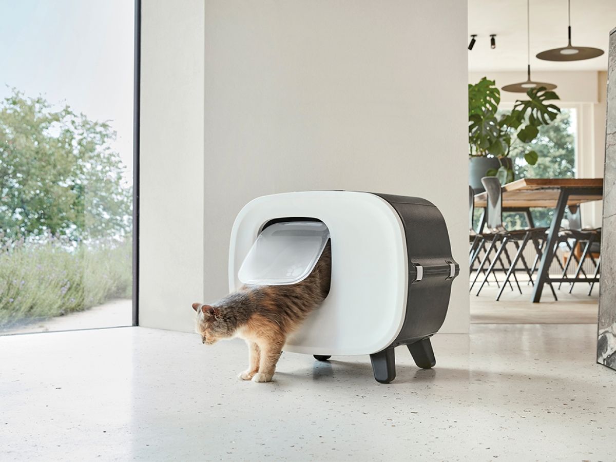 Savic Mira De Lux Toilet Home Cat Litter Box - Anthracite - Shopivet.com