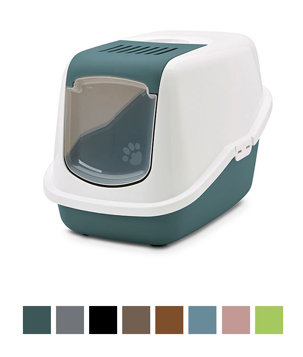Savic Nestor Cat Toilet Home - NORDIC BLUE - Shopivet.com