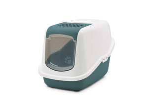 Savic Nestor Cat Toilet Home - NORDIC GREEN - Shopivet.com