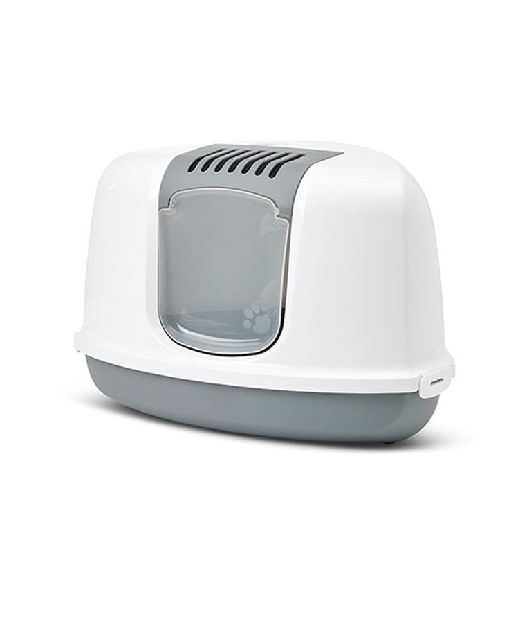 Savic Nestor Corner Cat Toilet Home - GREY - Shopivet.com