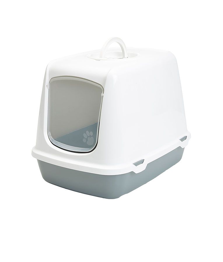 Savic Oscar Cat Toilet Home - BLUE STONE - Shopivet.com