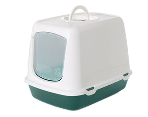 Savic Oscar Cat Toilet Home - GREEN - Shopivet.com