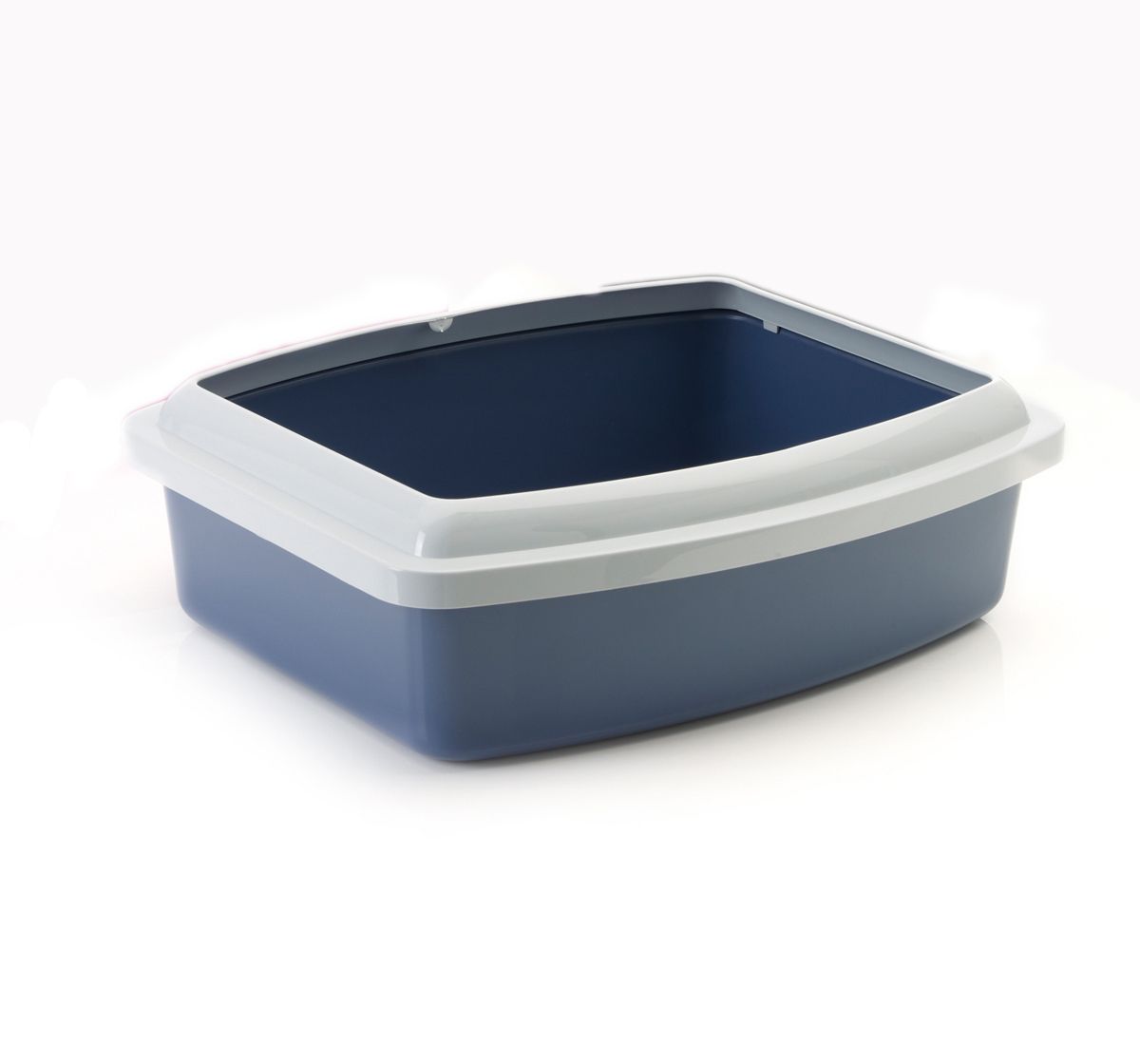 Savic Oval - Shaped Cat Litter Tray with Rim - JUMBO - Shopivet.com