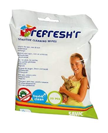Savic Refresh'r Sensitive Small Animals Wipes - Shopivet.com