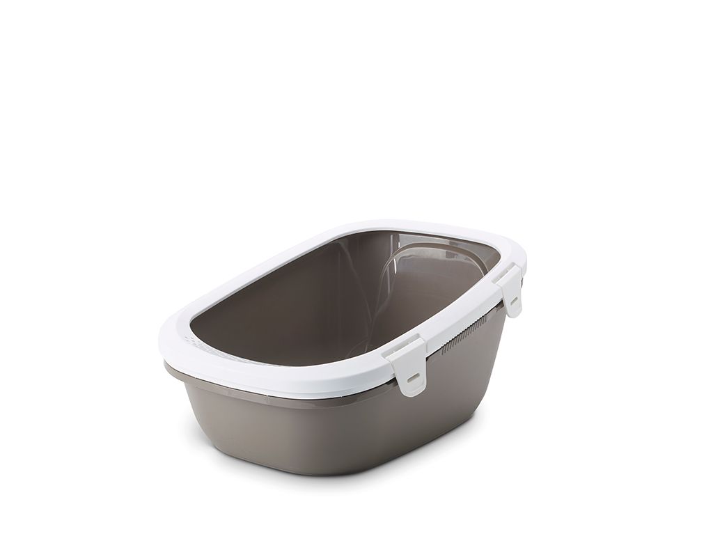 Savic Simba Sift with Sieve Cat Litter Tray - GREY - Shopivet.com