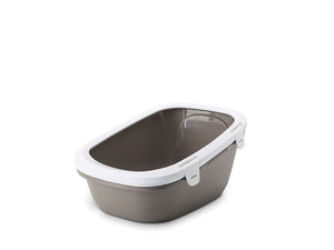 Savic Simba Sift with Sieve Cat Litter Tray - GREY - Shopivet.com