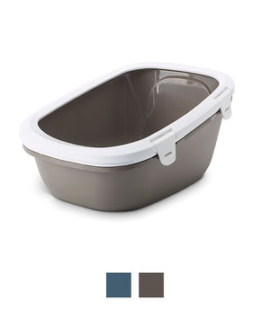 Savic Simba Sift with Sieve Cat Litter Tray - GREY - Shopivet.com