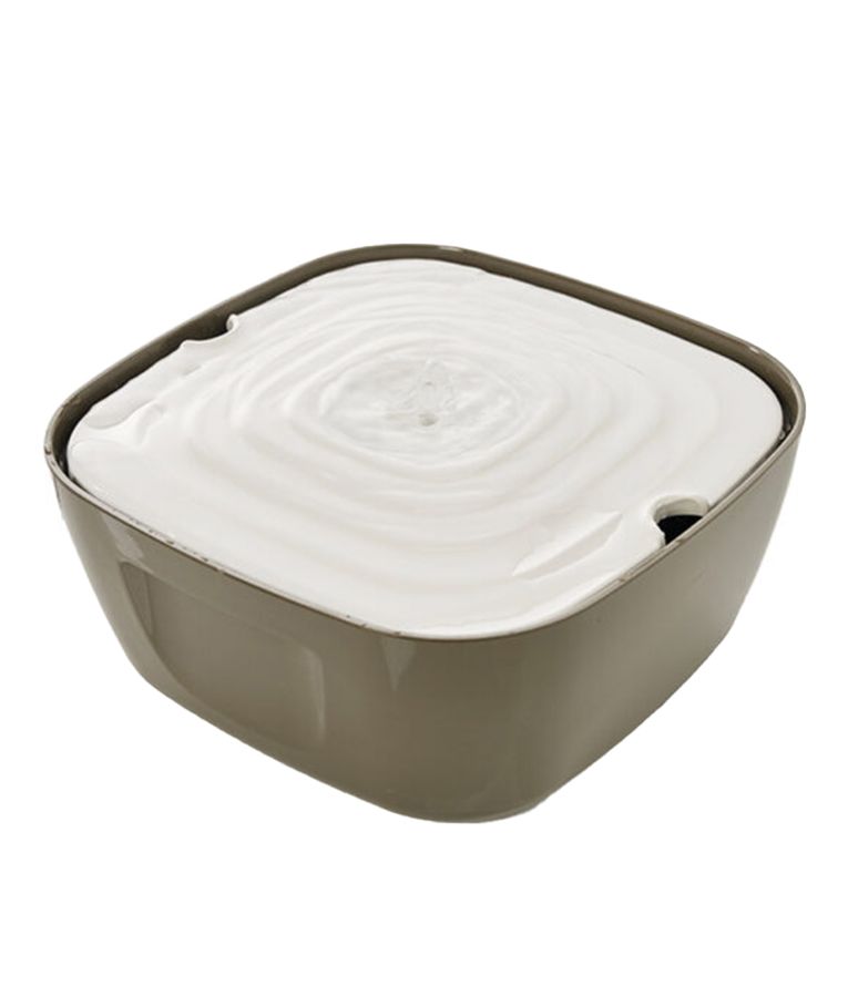 Savic Volcano Cat Drinking Fountain 2.5l - Warm Grey 2.5L - Shopivet.com