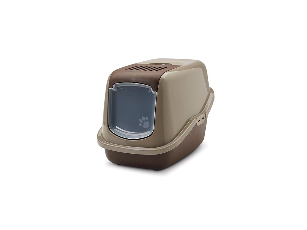 Savic Nestor Cat Toilet Home - CHOCOLATE BROWN