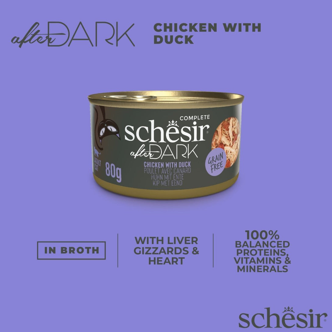 Schesir After Dark Patè For Cat - 80g - Shopivet.com