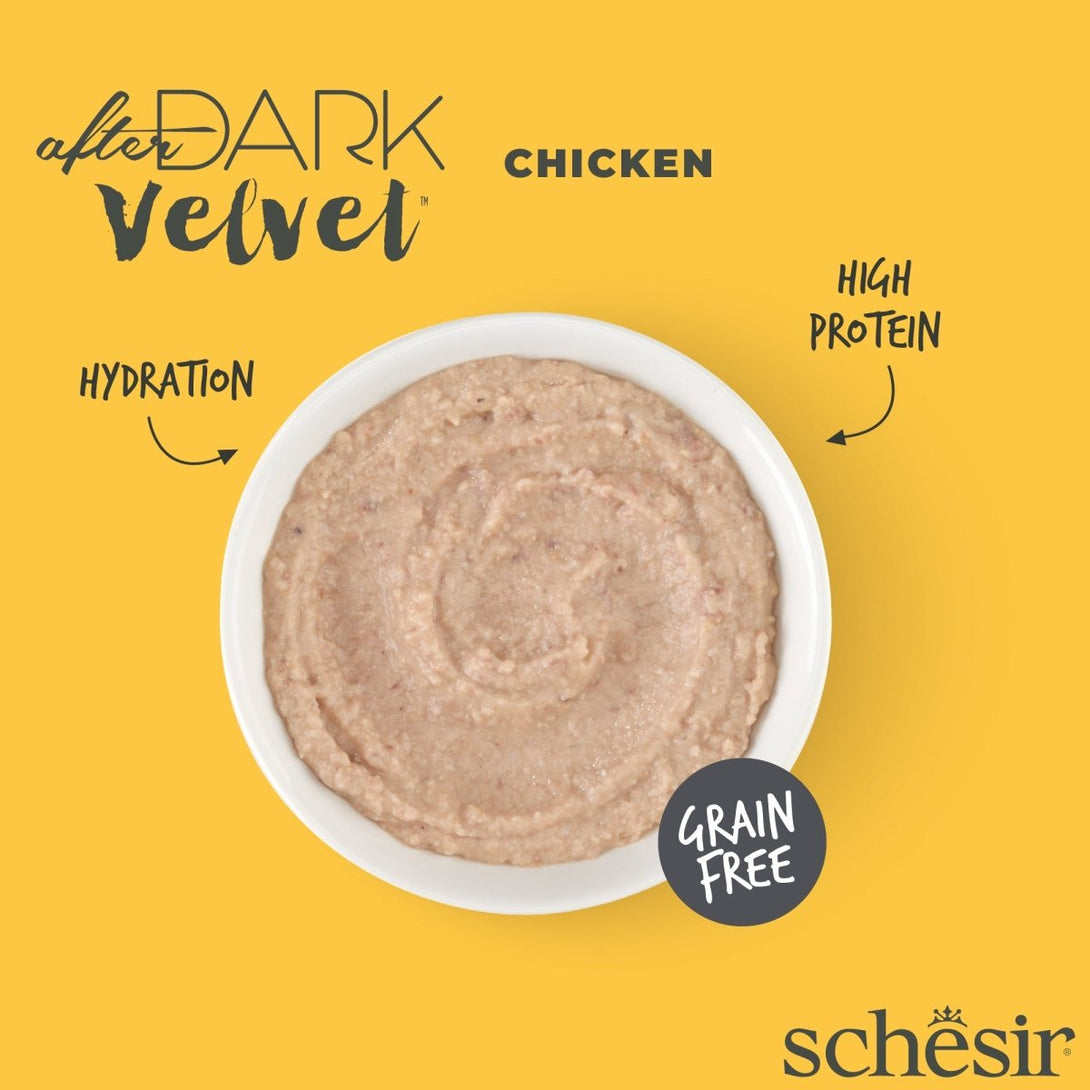 Schesir After Dark Velvet Mousse For Cat - Shopivet.com