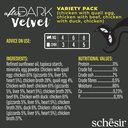 Schesir After Dark Velvet Mousse In Broth Variety Pack For Cat 960g (80g x12 Pouch) - 4 Flavors ( 3 Pouch Each Flavor) - Shopivet.com