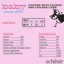 Schesir Baby Cat Can Multipack Mousse & Fillets - Chicken With Salmon & Chicken Liver 165g (3 Cans x55g) - Shopivet.com