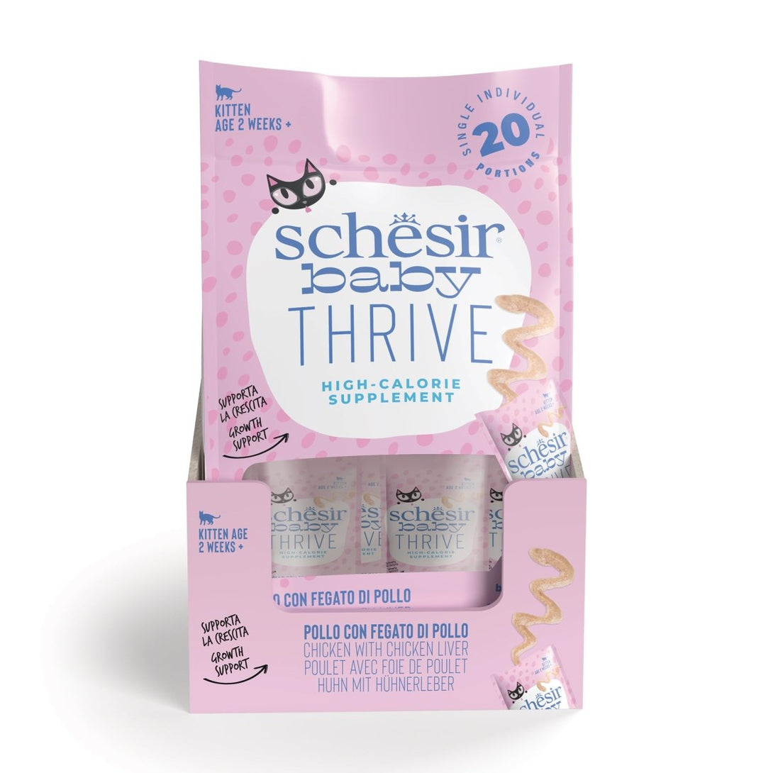 Schesir Baby Thrive Mousse Kitten - Chicken 160g (20x8g) - Shopivet.com