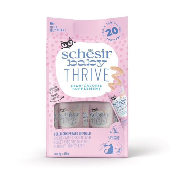 Schesir Baby Thrive Mousse Kitten - Chicken 160g (20x8g) - Shopivet.com