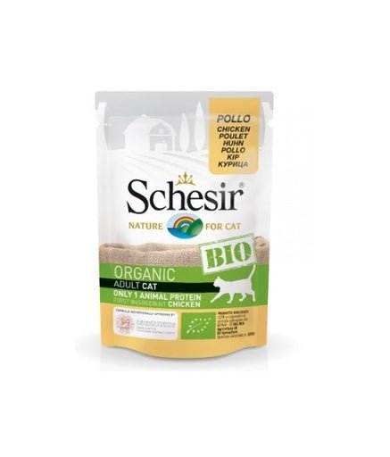 Schesir Bio Chicken for Cats[Weight - 85g] (Min Order 85g - 16pcs) - Shopivet.com