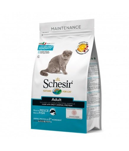 Schesir Cat Dry Food Maintenance with Fish - Adult[Weight - 10kg] - Shopivet.com