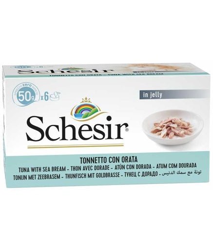 Schesir Cat Multipack Can Tuna with Seabream - 6x50g[Weight - 6x50g] - Shopivet.com