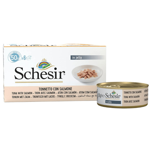 Schesir Cat Multipack Can Wet Food - Tuna With Salmon[Weight - 300g] - Shopivet.com