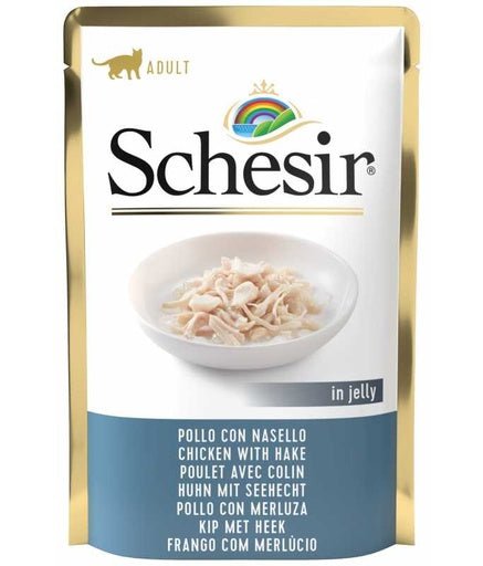 Schesir Cat Pouch Chicken with Cod 85g (Min Order 85g - 20pcs)[Weight - 85g] - Shopivet.com