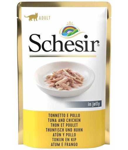 Schesir Cat Pouch Tuna With Chicken 85g (Min Order 85g - 20pcs)[Weight - 85g] - Shopivet.com