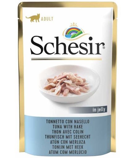 Schesir Cat Pouch Tuna With Cod 85g (Min Order 85g - 20pcs)[Weight - 85g] - Shopivet.com