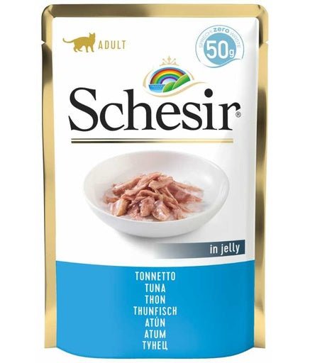 Schesir Cat Pouch - Wet Food Tuna - (Min Order 50g - 30pcs)[Weight - 50g] - Shopivet.com