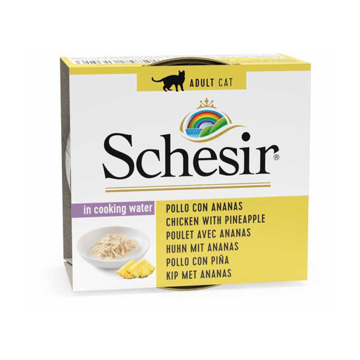 Schesir Cat Wet Food (Can) - Chicken With Pineapple 75g (Min Order 75g - 14pcs)[Weight - 75g] - Shopivet.com