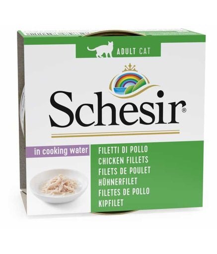 Schesir Cat Wet Food - Chicken Fillets Natural Style (Min Order 85g - 14Pcs)[Weight - 85g] - Shopivet.com