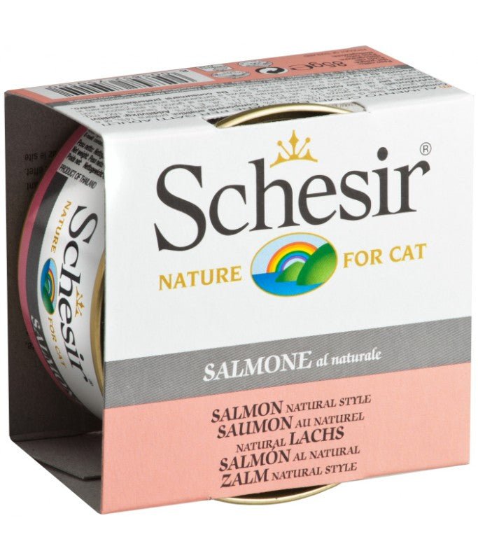 Schesir Cat Wet Food - Salmon Natural Style[Weight - 85g] - Shopivet.com