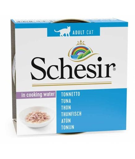 Schesir Cat Wet Food - Tuna Natural Style - Box Qty - 14 Pcs[Weight - 85g] - Shopivet.com