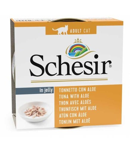 Schesir Cat Wet Food - Tuna With Aloe (Min Order 85g - 14pcs)[Weight - 85g] - Shopivet.com