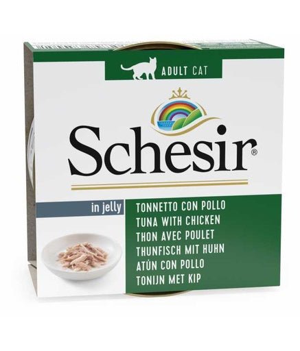 Schesir Cat Wet Food - Tuna With Chicken Fillets (Min Order 85g - 14pcs)[Weight - 85g] - Shopivet.com