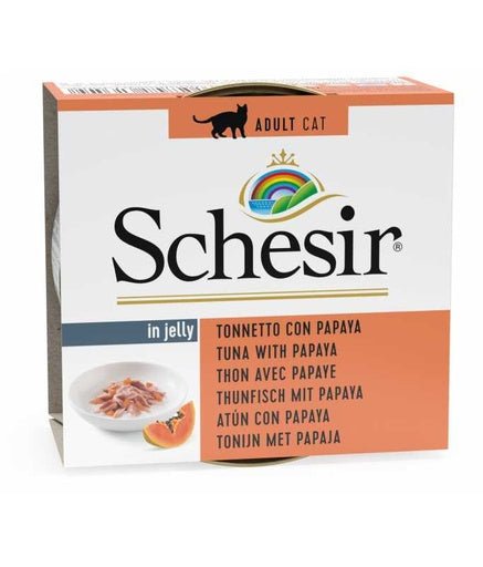 Schesir Cat Wet Food - Tuna With Papaya[Weight - 75g] - Shopivet.com