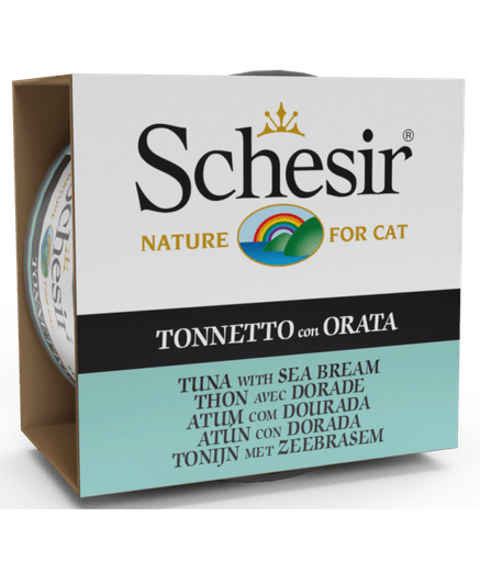 Schesir Cat Wet Food - Tuna With Seabream[Weight - 85g] (Min Order 85g - 14pcs) - Shopivet.com