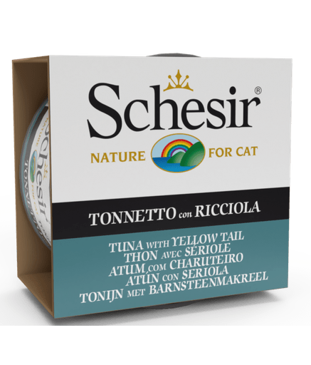 Schesir Cat Wet Food - Tuna With Yellow Tail[Weight - 85g] - Shopivet.com