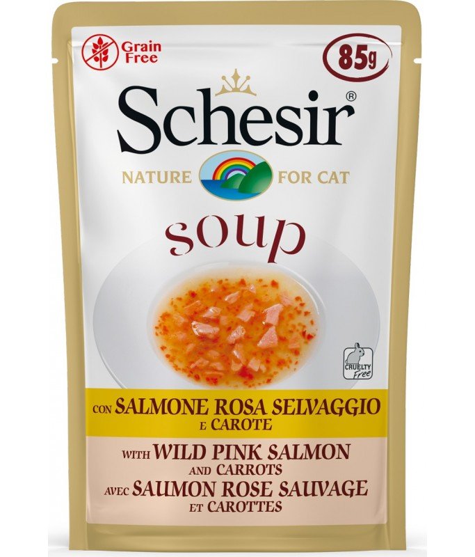 Schesir Cat Wet Soup 85g - 20pcs - Shopivet.com