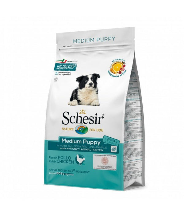 Schesir Medium Puppy with Chicken 12kg - Shopivet.com