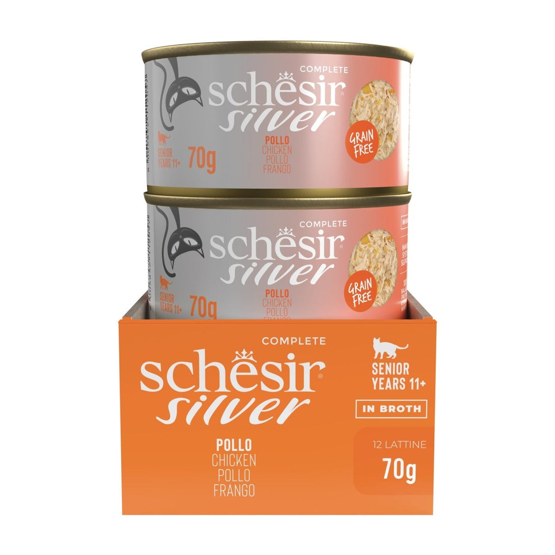 Schesir Silver Senior Cat Wholefood 70g - Shopivet.com