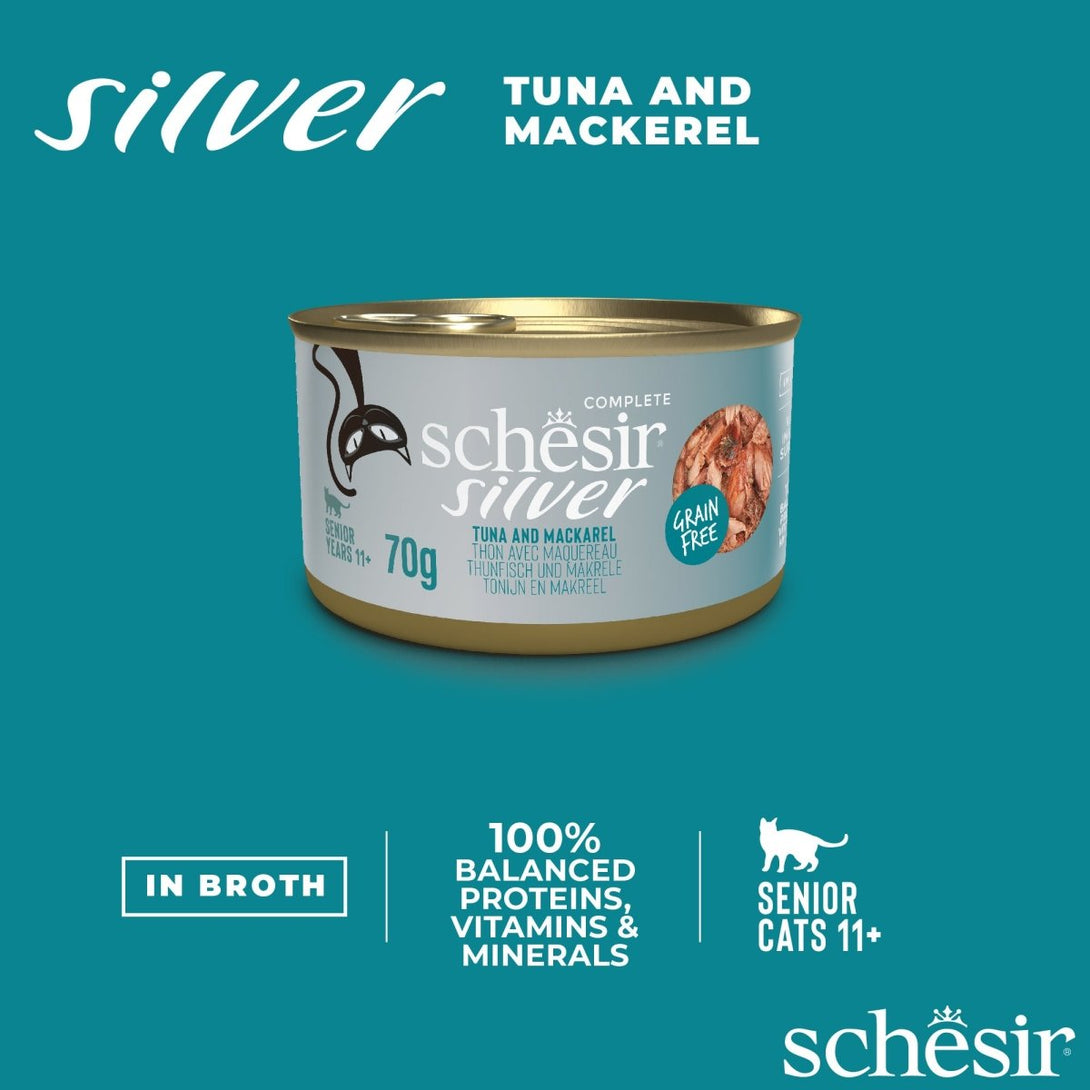 Schesir Silver Senior Cat Wholefood 70g - Shopivet.com