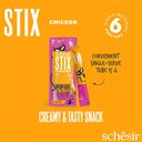 Schesir Stix Treat For Cat In Cream 6x15g 12 Pack - Shopivet.com