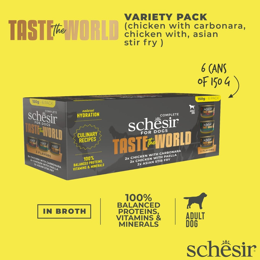 Schesir Taste The World Dog Wholefood 150g - Shopivet.com