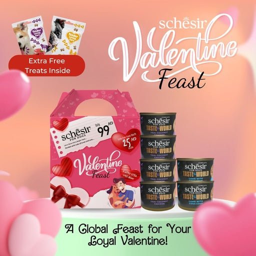 Schesir Taste The World Valentine Feast'25 Gift Pack For Dogs - Shopivet.com