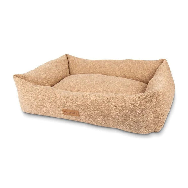 Scruffs Boucle Box Dog Bed - Ivory Medium - Shopivet.com