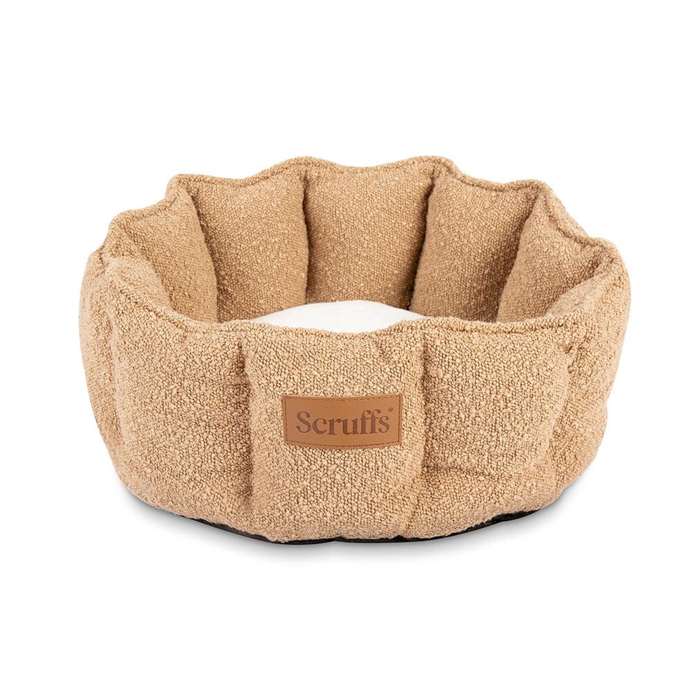 Scruffs Boucle Cat Bed - Desert Brown - Shopivet.com