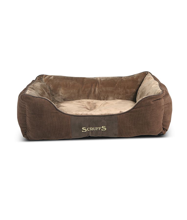 Scruffs Chester Box Dog Bed - CHOCOLATE Small - Shopivet.com