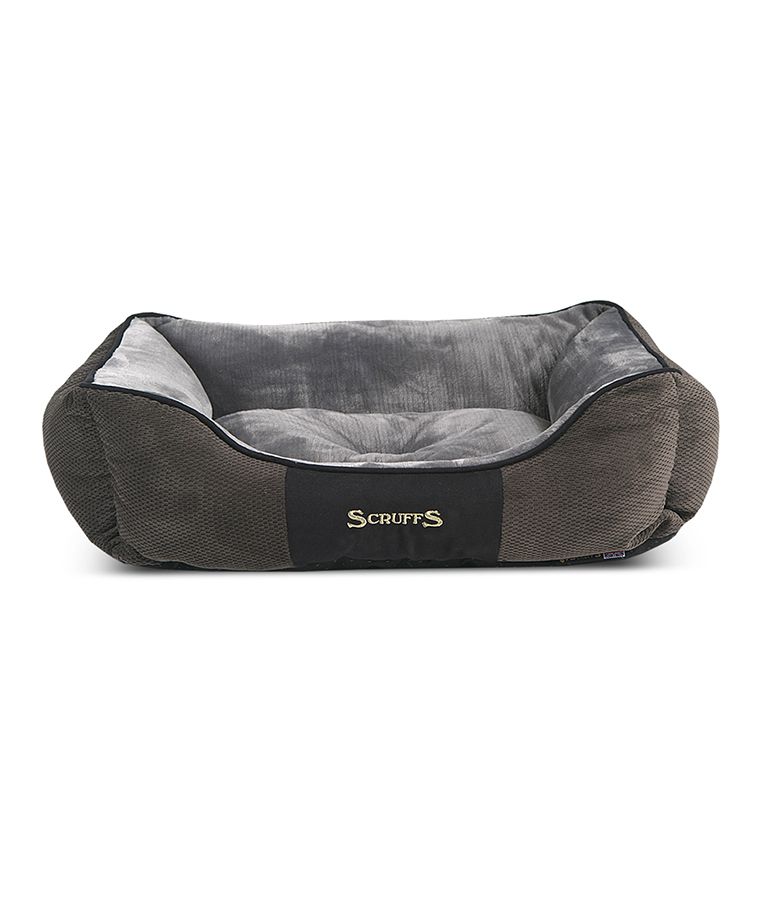 Scruffs Chester Box Dog Bed - GRAPHITE Large - Shopivet.com