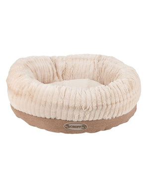 Scruffs Ellen Donut Dog Bed - Tan Medium - Shopivet.com