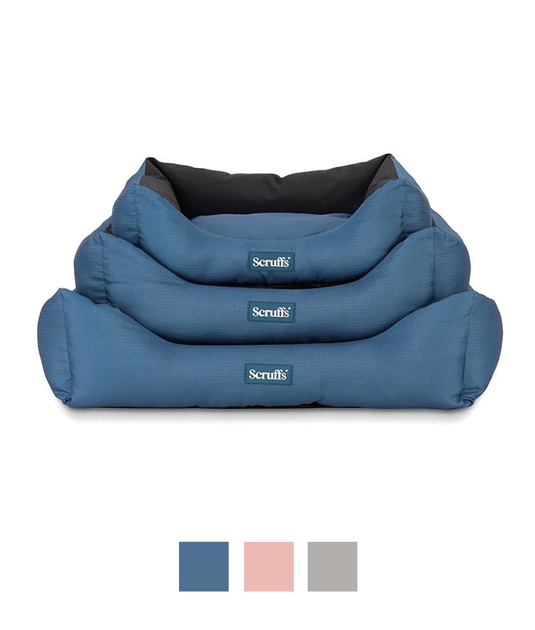 Scruffs Expedition Box Dog Bed - Storm Grey Large - Shopivet.com